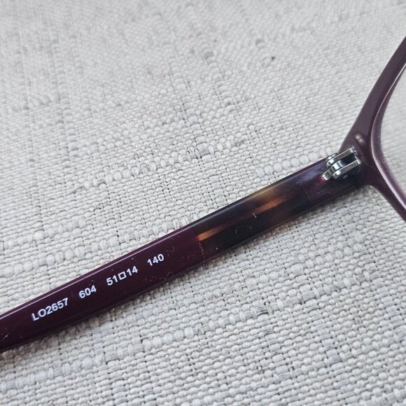 Longchamp Women Glasses Frame Burgundy Tone 51[]14 140 LO2657 Eyeglasses main image 6
